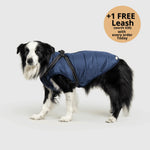 Dog Winter Jacket Built-In Harness Wind & Water-Resistant