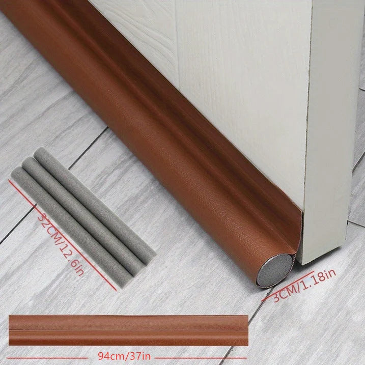 Door Draft Stopper Foam Rubber Vinyl-Coated 37 Inch