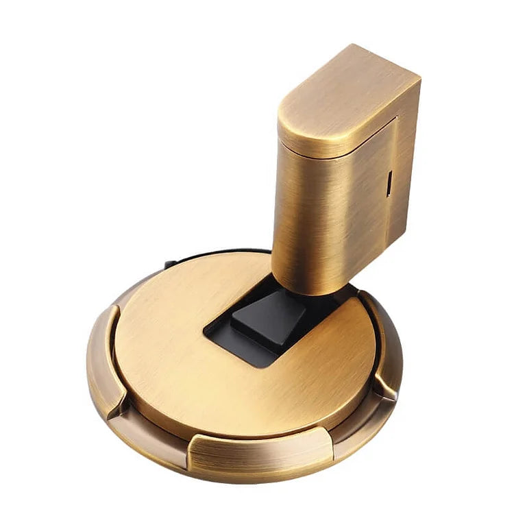 Door Holder Floor-Mounted Foot-Operated Zinc Alloy