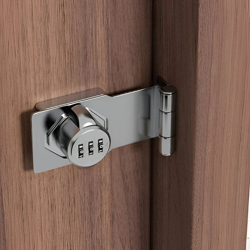 Door Lock Mechanical Numeric Keypad Battery-Free