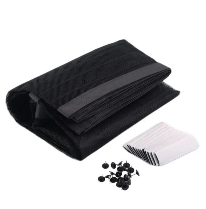 Door Mosquito Screen Magnetic Self-Closing Polyester Mesh