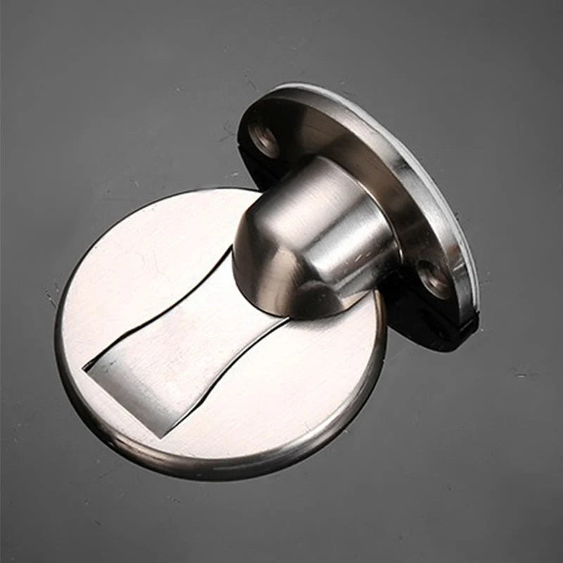 Door Stopper Magnetic Zinc Alloy Brushed Finish