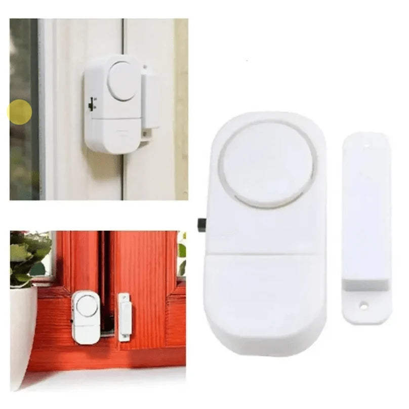 Door and Window Alarm 90 dB Battery-Powered Tool-Free Installation