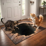 Doormat 3D Waterfall Illusion Non-Slip Backing