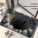 Doormat 3D Waterfall Illusion Non-Slip Backing