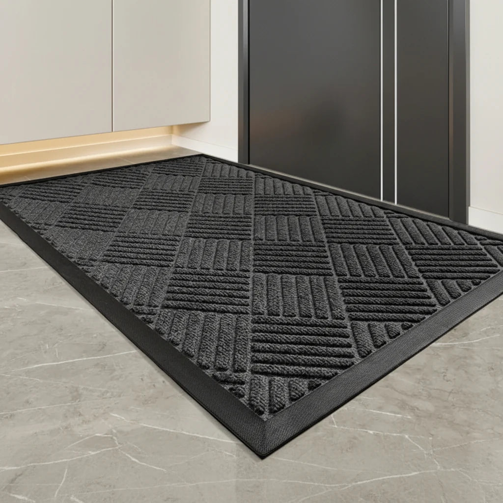 Doormat Absorbent Textile Traps Moisture & Dirt