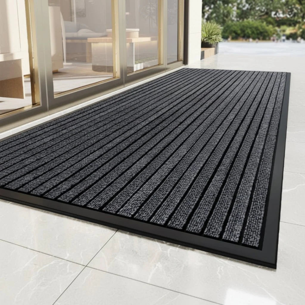 Doormat Dirt-Trapping Non-Slip Waterproof Rubber Backing