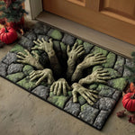 Doormat Dragon Design Non-Slip Rubber Backing Easy-Clean Fibers