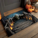 Doormat Dragon Design Non-Slip Rubber Backing Easy-Clean Fibers