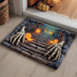 Doormat Dragon Design Non-Slip Rubber Backing Easy-Clean Fibers