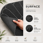 Doormat Half-Moon Rubber Non-Slip Dirt-Trapping Surface