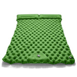 Double Camping Mat Self-Inflating Lightweight Waterproof Ripstop Nylon
