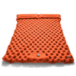 Double Camping Mat Self-Inflating Lightweight Waterproof Ripstop Nylon