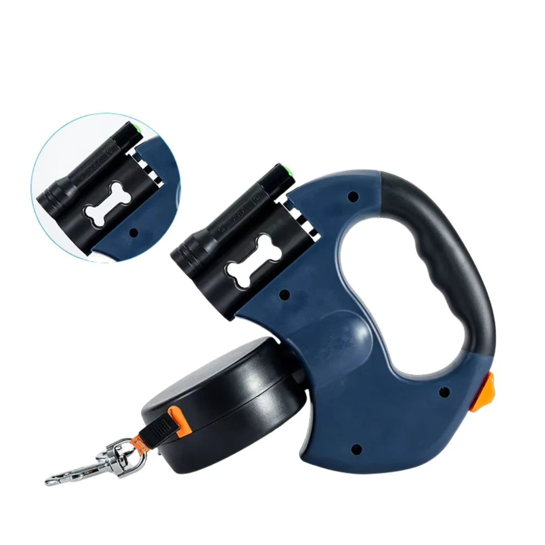 Double Dog Leash Anti-Tangle Swivel Padded Handle 100 lb