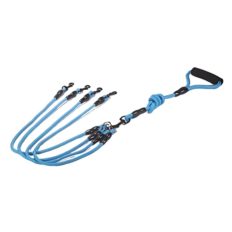 Double Dog Leash Padded No-Tangle Quick-Lock