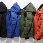 Down Jacket Duck Down Insulation Removable Hood Lightweight