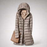 Down Jacket Ultralight Water-Resistant Detachable Hood