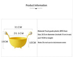 Drain Bowl Reusable Heat-Resistant Plastic