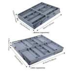 Drawer Organizer Adjustable Collapsible Multi-Tier ABS flipped? Wait title. Need no issue. "Drawer Organizer Adjustable Collapsible Multi-Tier ABS" fine.