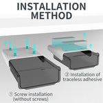 Drawer Organizer Self-Adhesive Transparent Storage