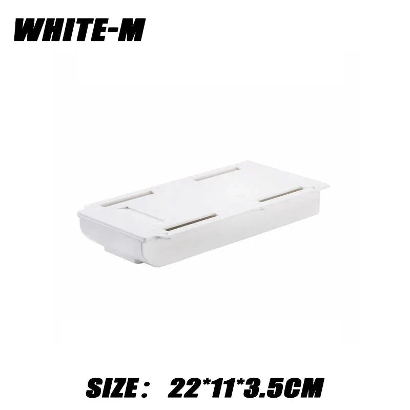 Drawer Organizer Under-Desk Self-Adhesive Multi-Compartment