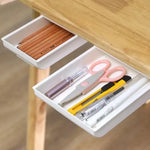 Drawer Organizer Under-Desk Self-Adhesive Multi-Compartment