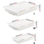 Drawer Organizer Under-Desk Self-Adhesive Multi-Compartment