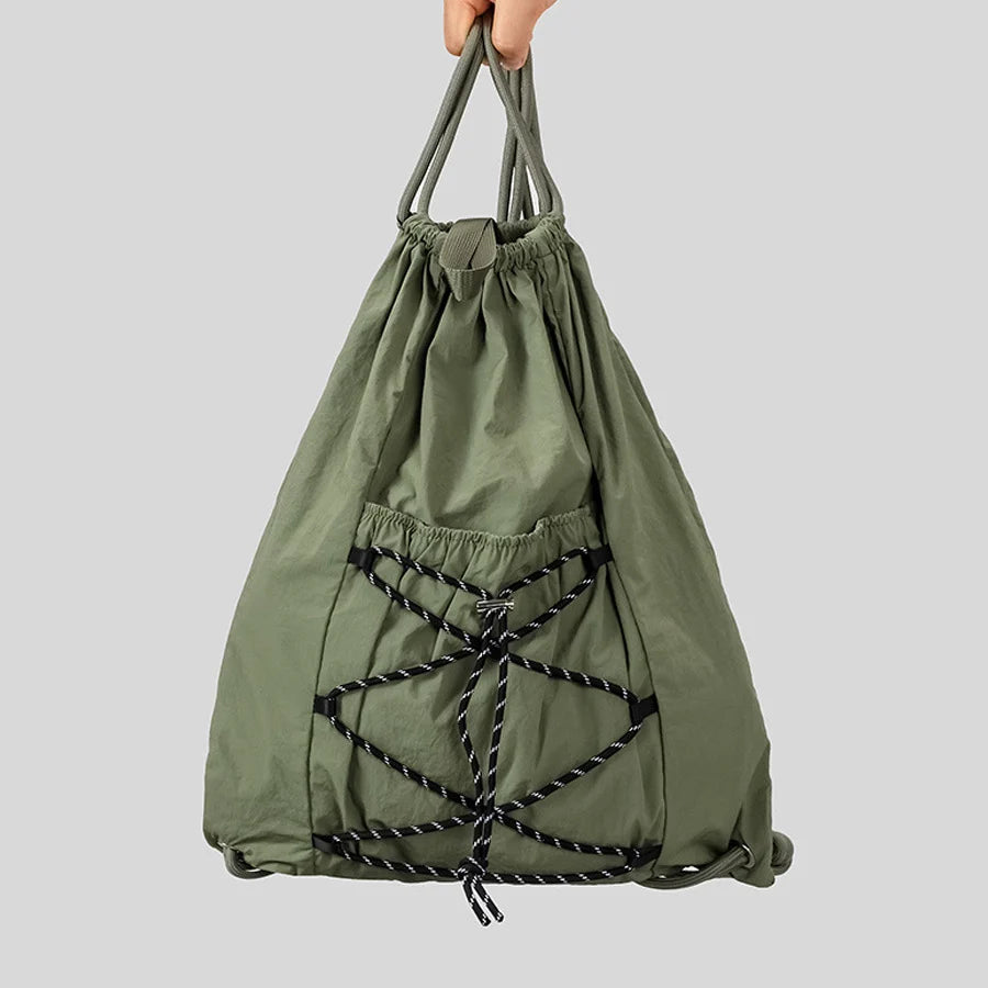 Drawstring Bag Lightweight Spacious Durable Fabric