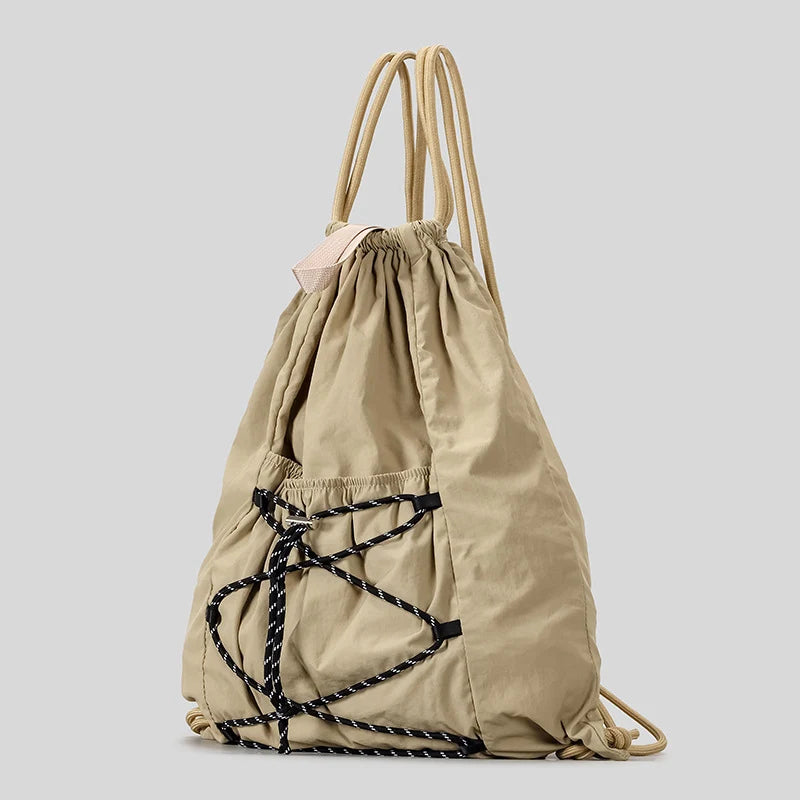 Drawstring Bag Lightweight Spacious Durable Fabric