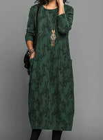 Dress Long Sleeve Tailored Fit Elegant Style