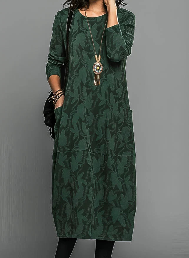 Dress Long Sleeve Tailored Fit Elegant Style