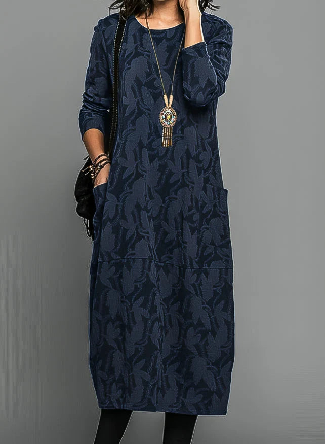 Dress Long Sleeve Tailored Fit Elegant Style