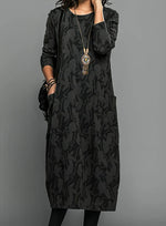 Dress Long Sleeve Tailored Fit Elegant Style