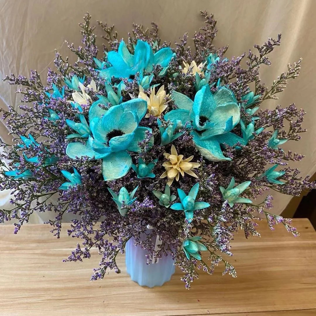 Dried Flower Bouquet Natural Long-Lasting No-Water Decor