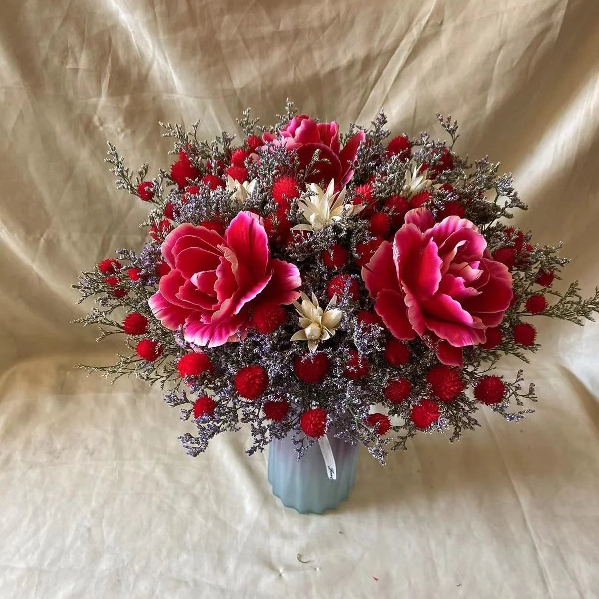 Dried Flower Bouquet Natural Long-Lasting No-Water Decor