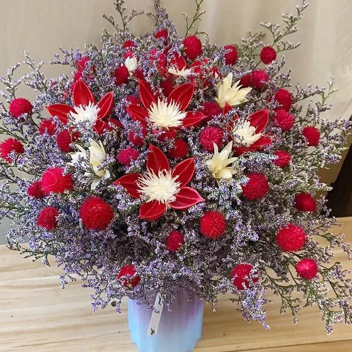 Dried Flower Bouquet Natural Long-Lasting No-Water Decor