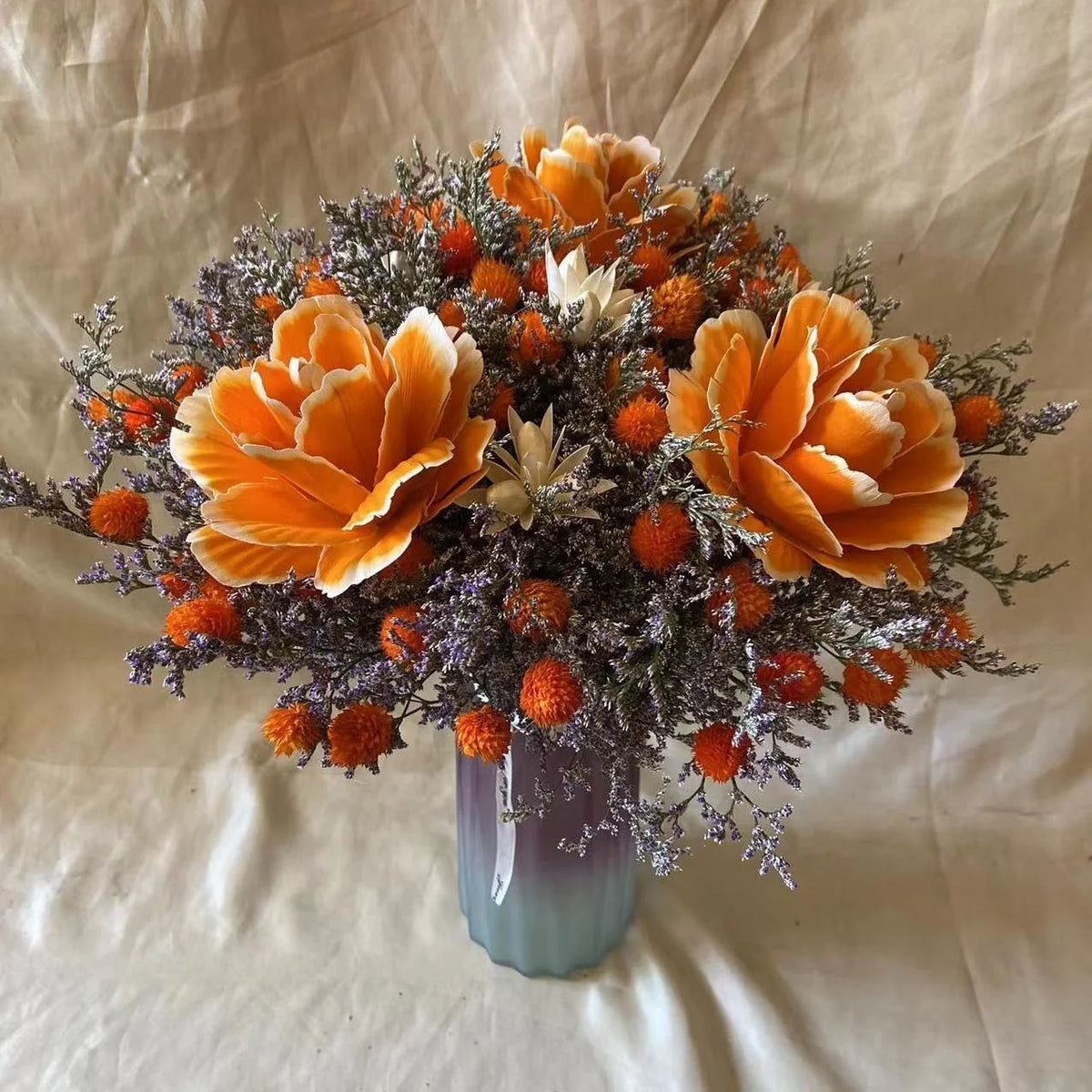 Dried Flower Bouquet Natural Long-Lasting No-Water Decor