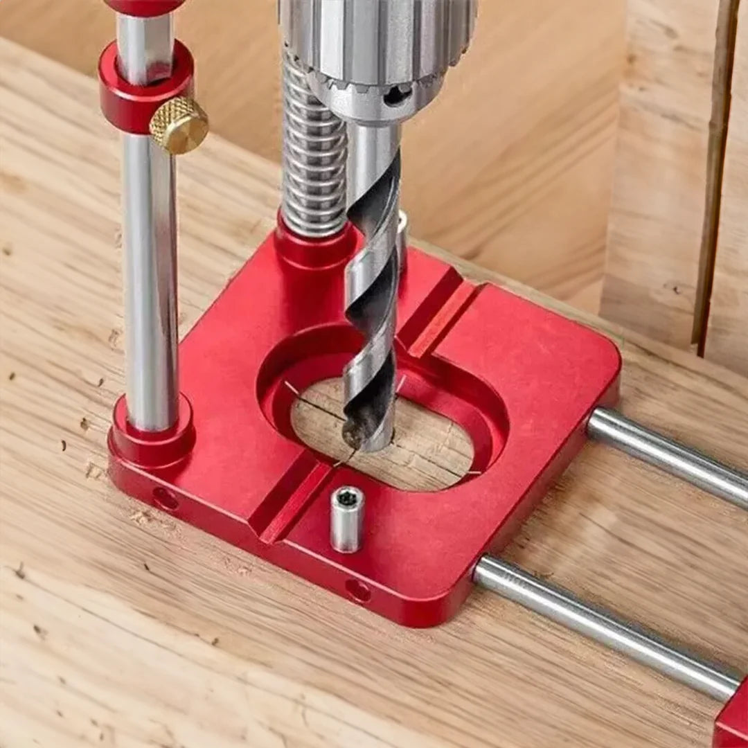 Drill Guide Metal Adjustable Depth & V-Groove