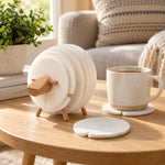 Drink Coaster Sheep-Shaped Anti-Slip Tabletop Protection