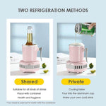 Drink Cooler Cup Portable Electric 13.5 Fl Oz One-Button Cooling