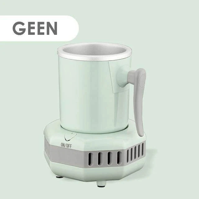 Drink Cooler Cup Portable Electric 13.5 Fl Oz One-Button Cooling