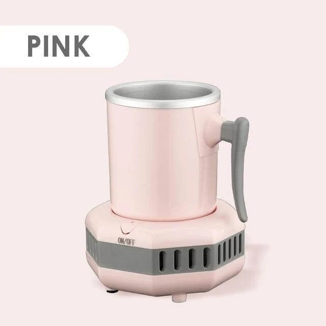 Drink Cooler Cup Portable Electric 13.5 Fl Oz One-Button Cooling