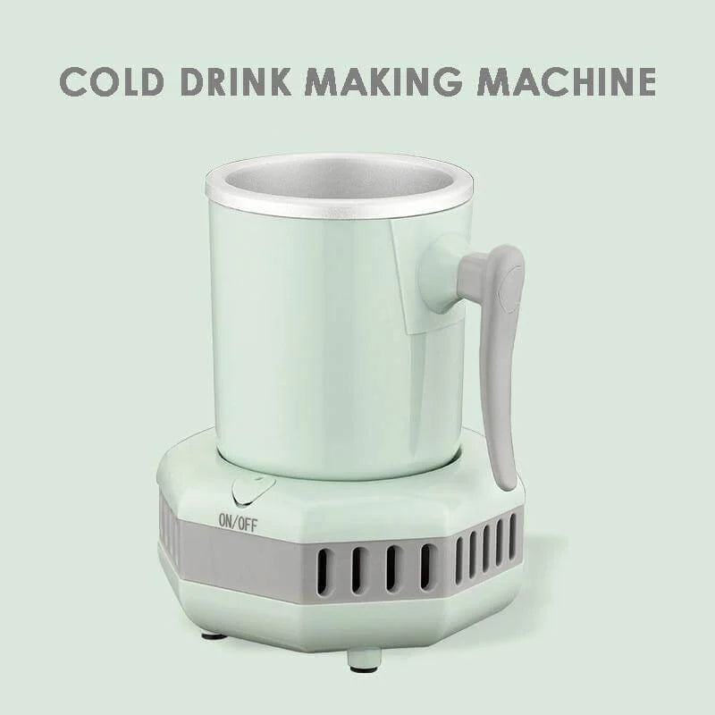Drink Cooler Cup Portable Electric 13.5 Fl Oz One-Button Cooling