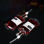 Drink Pouch Set Halloween Blood Bag Design Reusable 3 Pack