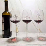 Drinking Glass Clear Sculpted 3D Sea Animal Design