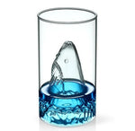 Drinking Glass Shark Design Double-Wall Insulated 10.1 Oz