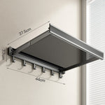 Drying Rack Wall-Mounted Folding No-Drill Space-Saving