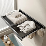 Drying Rack Wall-Mounted Folding No-Drill Space-Saving