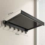 Drying Rack Wall-Mounted Folding No-Drill Space-Saving