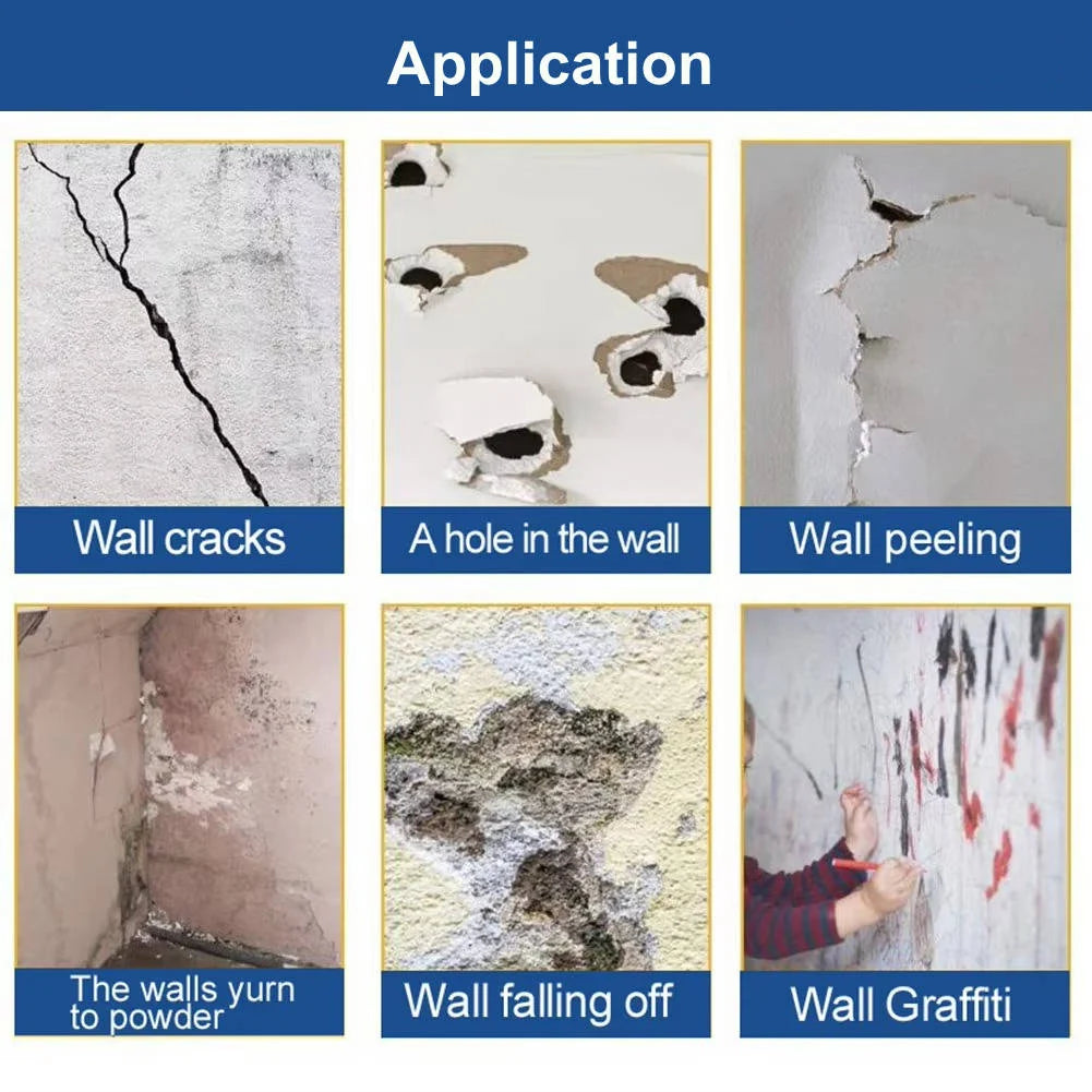 Drywall Patch Kit Quick-Dry Waterproof Mold-Resistant